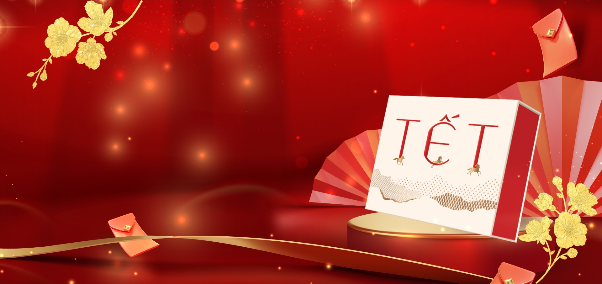 HỘP QUÀ TẾT VBOX <br> GIEO SẮC TẾT